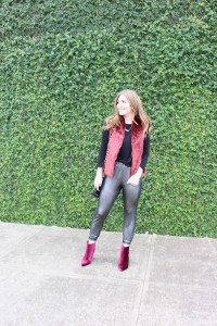 fur vest style