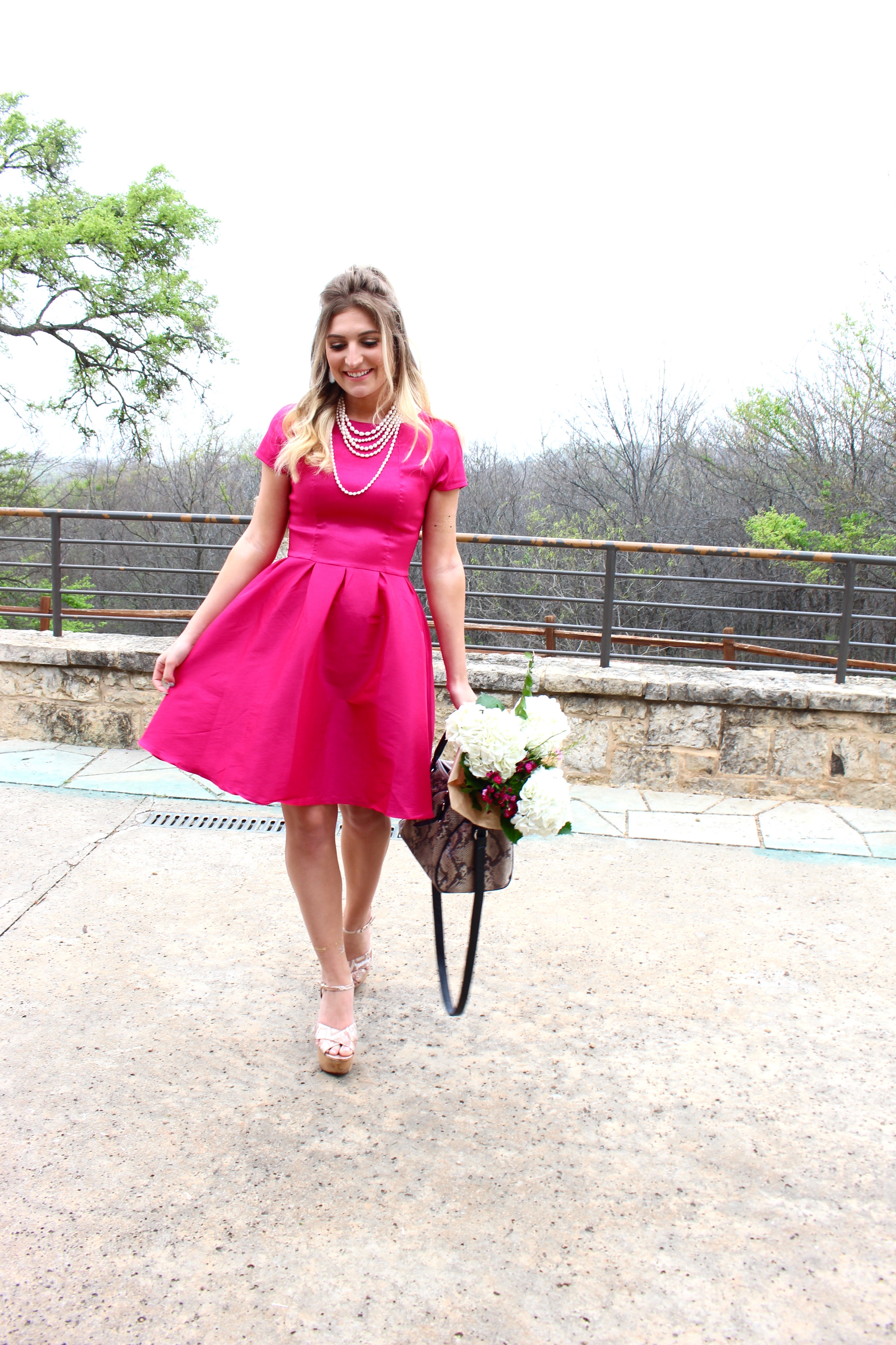 hot pink barbie doll dress