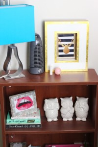 room decor in a dorm