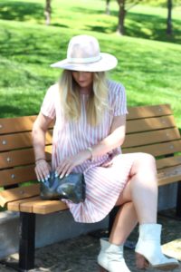 spring pastel bag details
