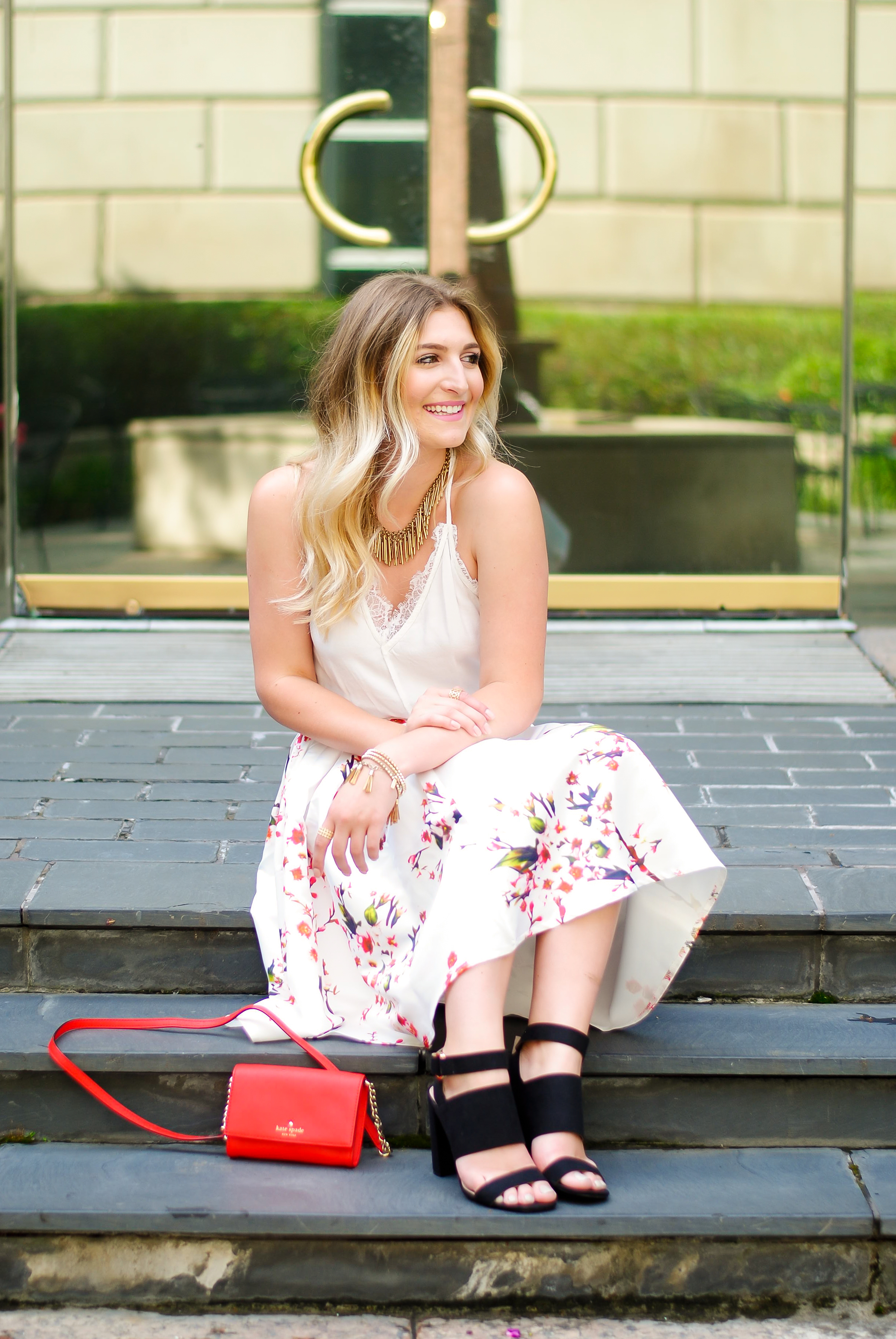 SheIn floral feminine look | Audrey Madison Stowe Blog