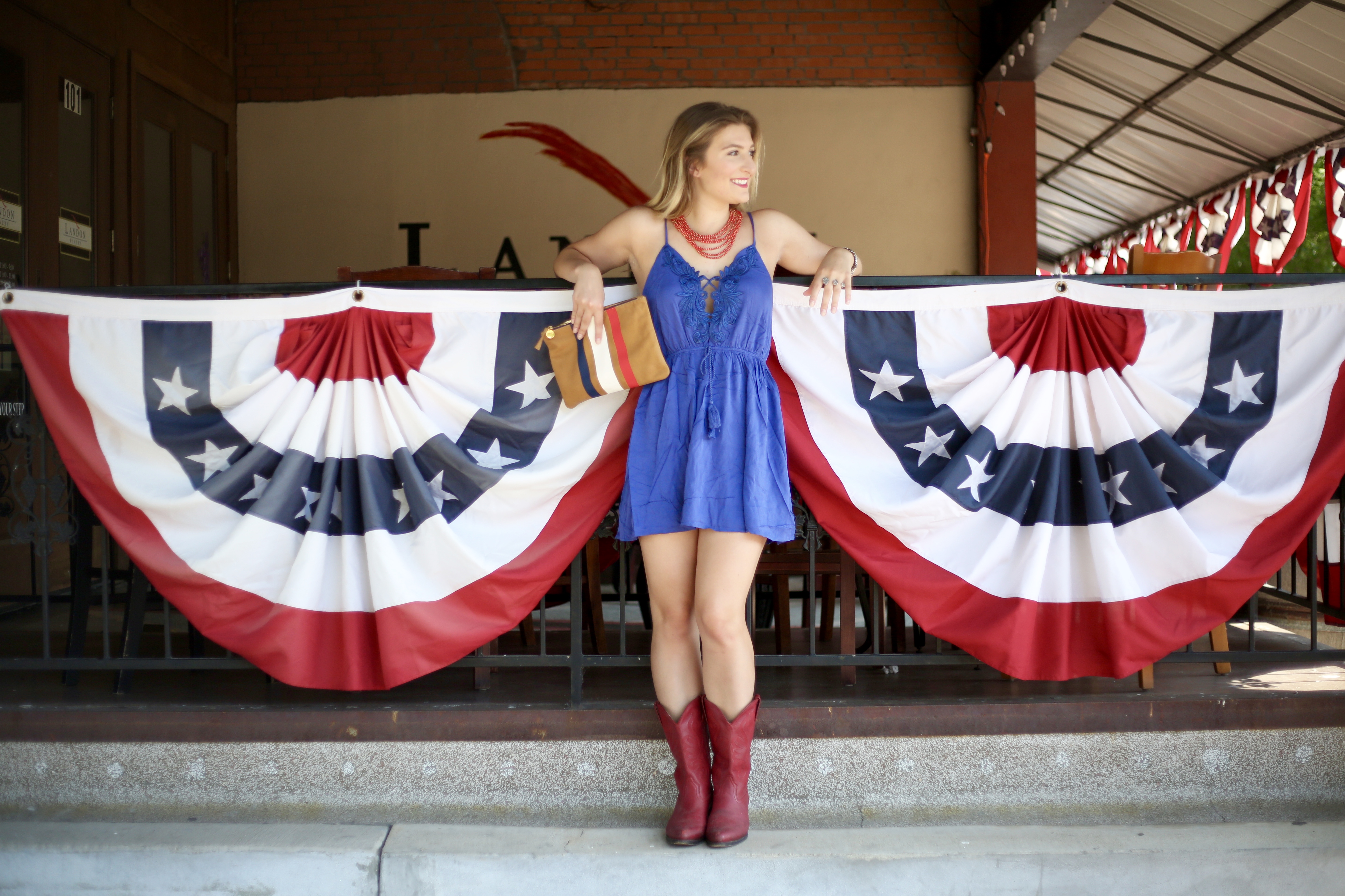 Dallas based fashion blogger July 4th OOTD | AMS Blog