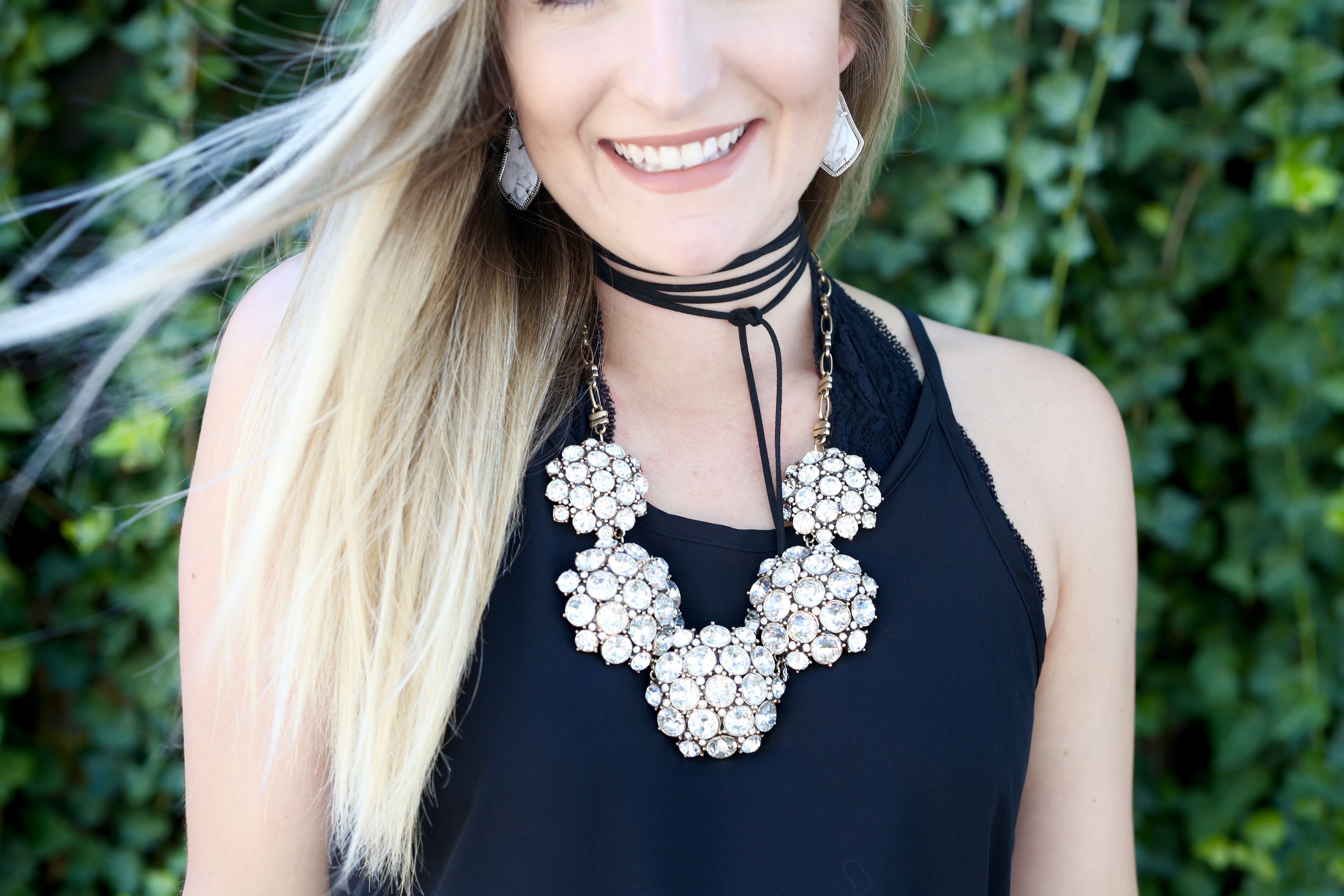 Pref Night - Sorority Recruitment look | AMS Blog - Preference Night dress by popular Texas fashion blogger and student Audrey Madison Stowe