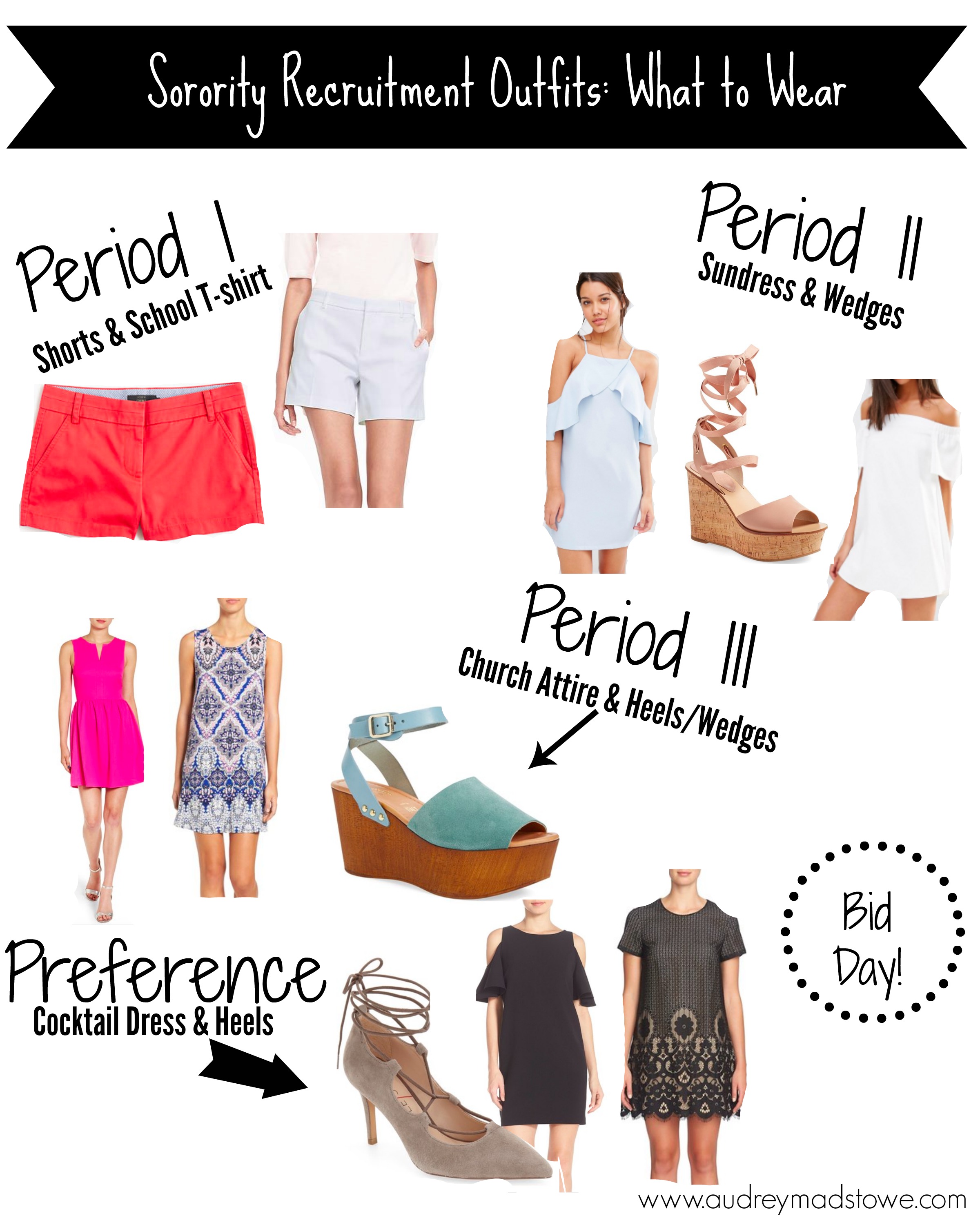 What to Wear: Sorority Recruitment | AMS Blog