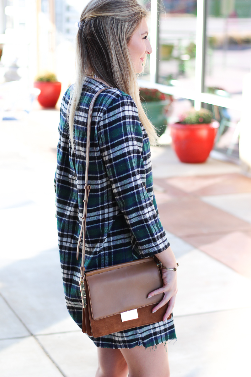 Sarahbelle's | Nordstrom | Plaid | Formal Thanksgiving Outfit featured by top Texas fashion blog Audrey Madison Stowe