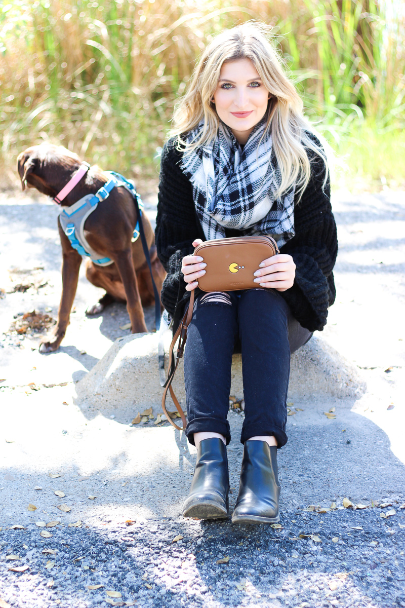 Bell sleeved Sweater + Pac Man Crossbody | AMS Blog