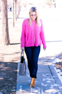 5 Ways To Be Happy + A Pink Sweater | AMS Blog | Dallas/ Lubbock college fashion blogger