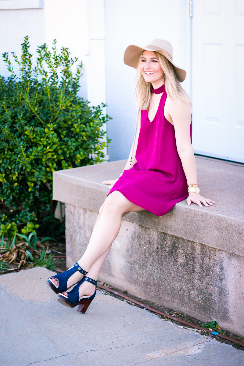 Spring Denim Heels With Jambu Footwear | by life and fashion blogger Audrey Madison Stowe