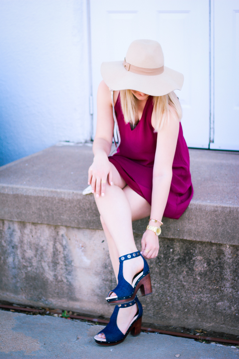 Spring Denim Heels With Jambu Footwear | by life and fashion blogger Audrey Madison Stowe