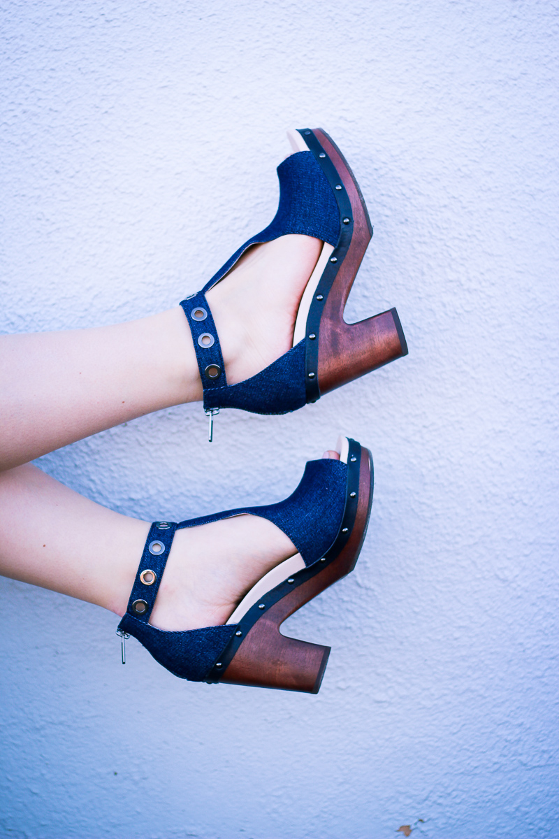 Spring Denim Heels With Jambu Footwear | by life and fashion blogger Audrey Madison Stowe