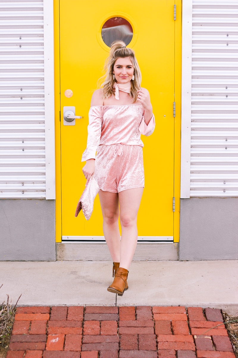 Velvet for The Spring by life and style blogger Audrey Madison Stowe