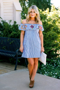Cinco De Mayo Inspo with Embroidered Dress by lifestyle and fashion college blogger Audrey Madison Stowe