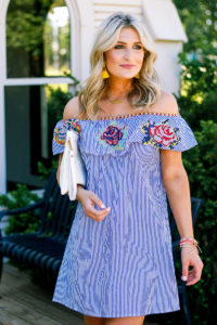 Cinco De Mayo Inspo with Embroidered Dress by lifestyle and fashion college blogger Audrey Madison Stowe