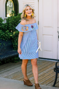 Cinco De Mayo Inspo with Embroidered Dress by lifestyle and fashion college blogger Audrey Madison Stowe