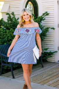Cinco De Mayo Inspo with Embroidered Dress by lifestyle and fashion college blogger Audrey Madison Stowe