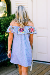 Cinco De Mayo Inspo with Embroidered Dress by lifestyle and fashion college blogger Audrey Madison Stowe
