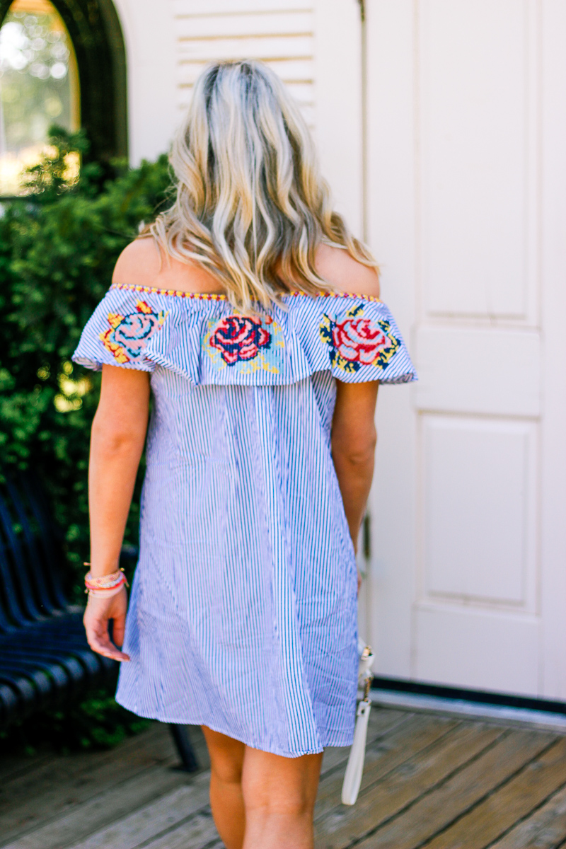 Cinco De Mayo Inspo with Embroidered Dress by lifestyle and fashion college blogger Audrey Madison Stowe - Embroidered Cinco De Mayo Dress styled by popular Texas fashion blogger, Audrey Madison Stowe