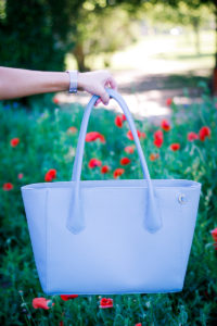 Spring Work Bag With Dagne Dover by lifestyle and fashion blogger Audrey Madison Stowe
