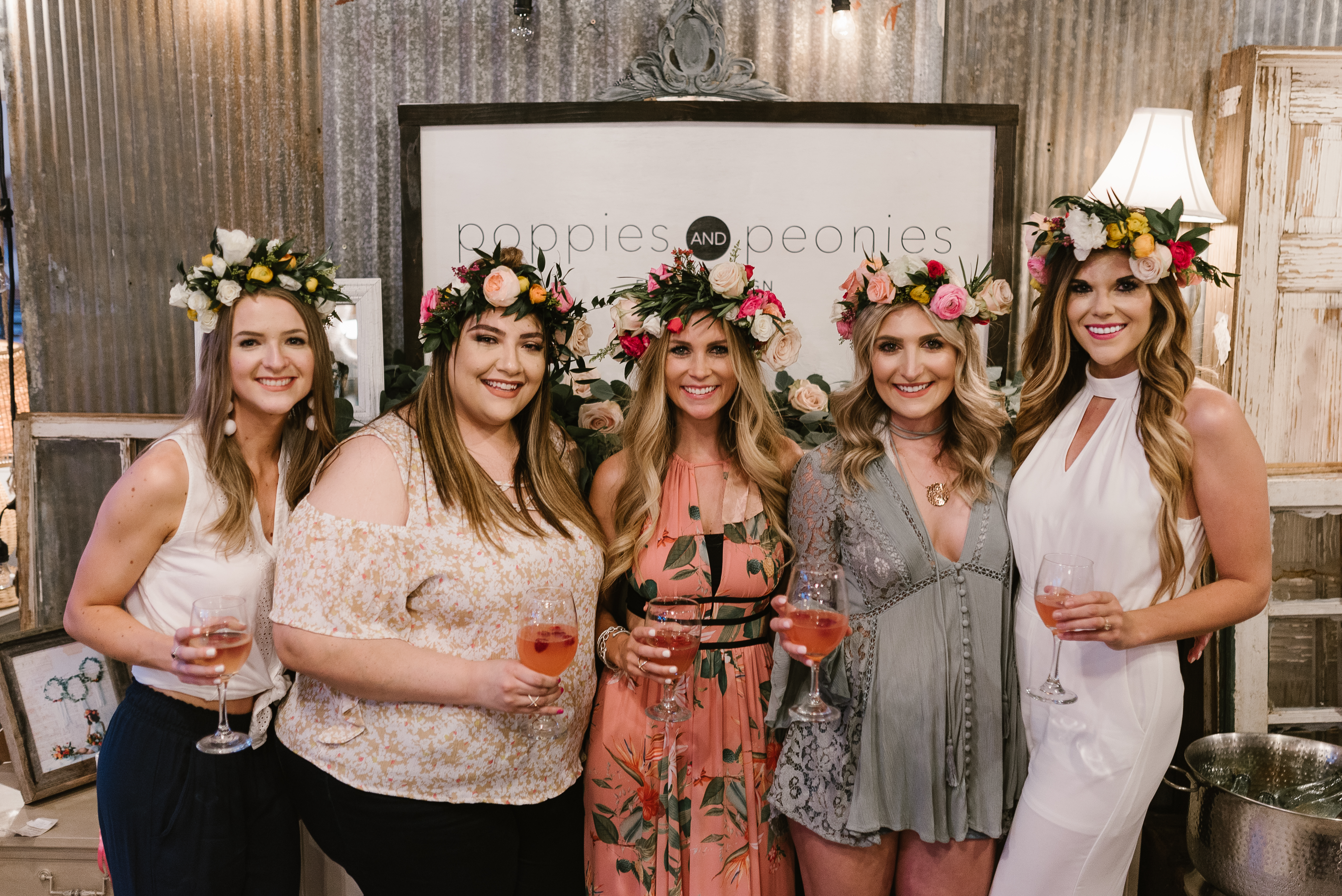 Flower Crown Party in West Texas | Bachelorette Idea | Lubbock, TX bloggers | by lifestyle and fashion blogger Audrey Madison stowe - Bachelorette Flower Crowns featured by popular Texas blogger, Audrey Madison Stowe