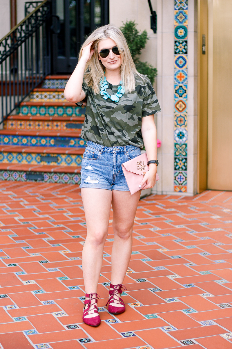 Hello Summer Featuring Camo and lots of color by fashion and lifestyle blogger Audrey Madison Stowe