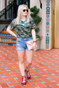 Hello Summer Featuring Camo and lots of color by fashion and lifestyle blogger Audrey Madison Stowe