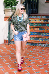 Hello Summer Featuring Camo and lots of color by fashion and lifestyle blogger Audrey Madison Stowe