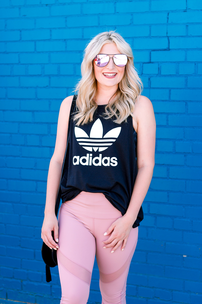 3 Ways to Wear Your Athletic Tank | Adidas | Nordstrom | Audrey Madison Stowe a fashion and lifestyle blogger 