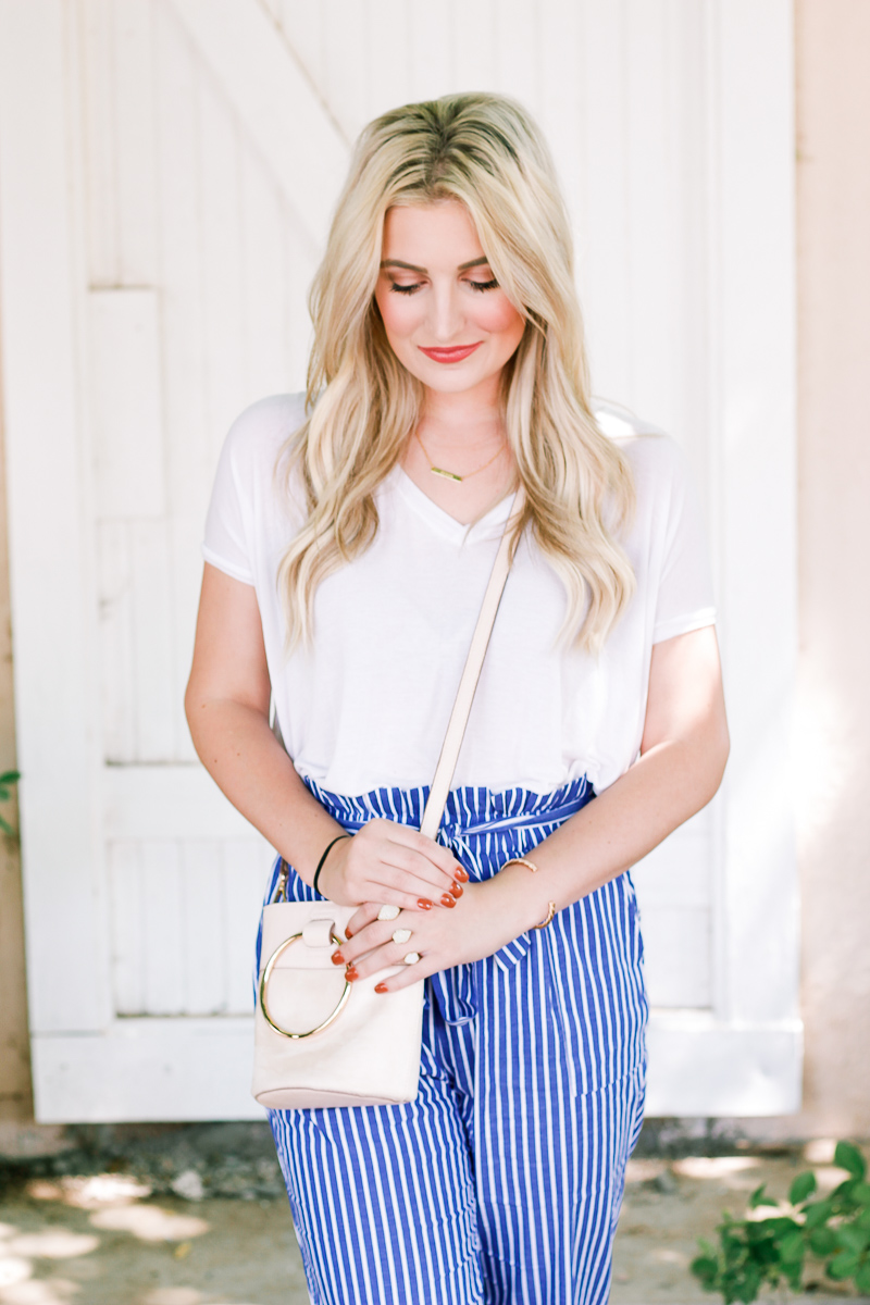 Striped Pants For Work, Church, and Play | Fashion and lifestyle blogger Audrey Madison Stowe | West Texas