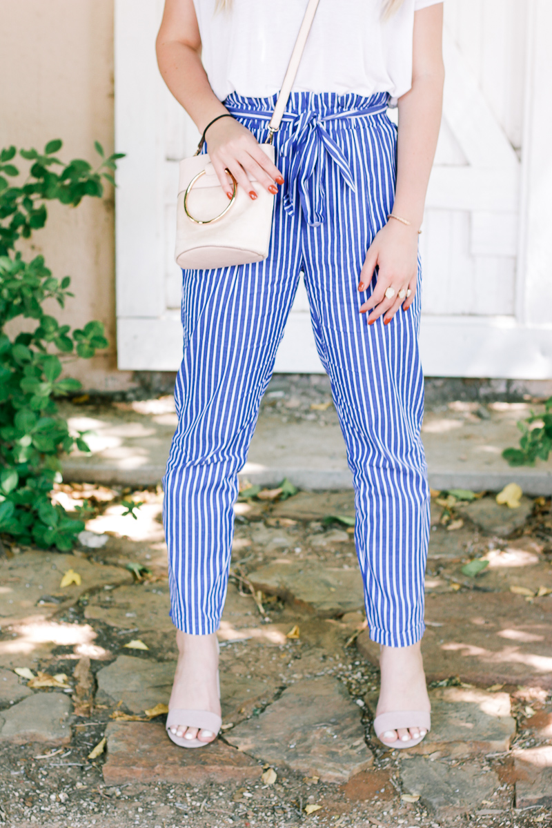 Striped Pants For Work, Church, and Play | Fashion and lifestyle blogger Audrey Madison Stowe | West Texas