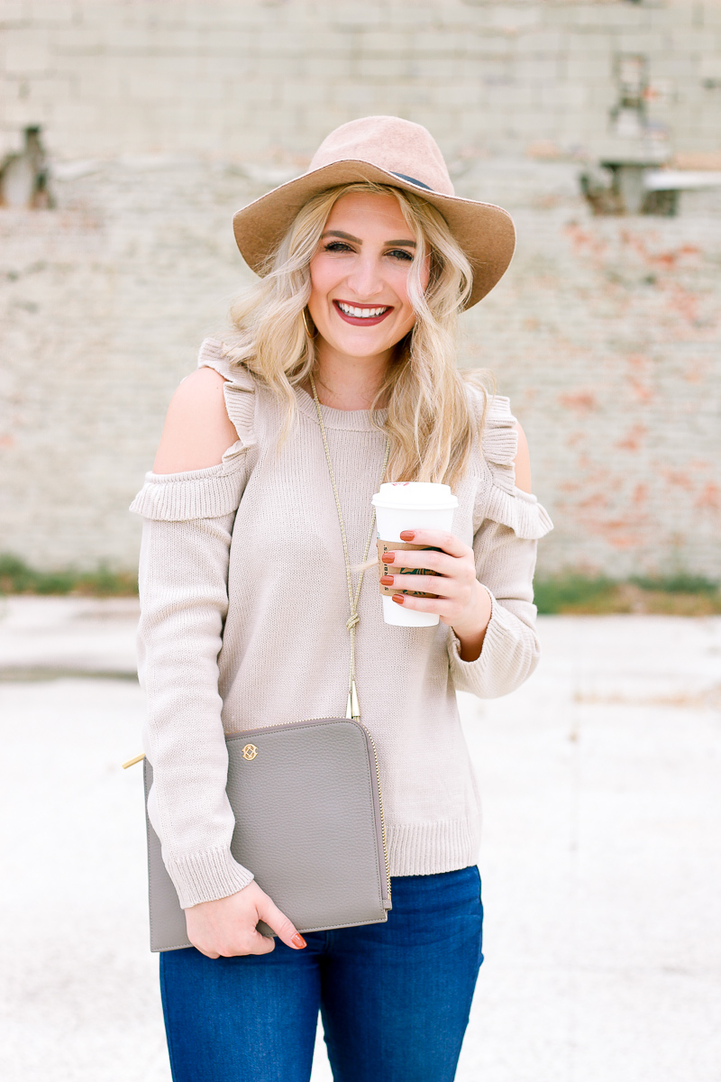 Cold Shoulder Sweaters For Fall | Audrey Madison Stowe a fashion and lifestyle blogger in Texas