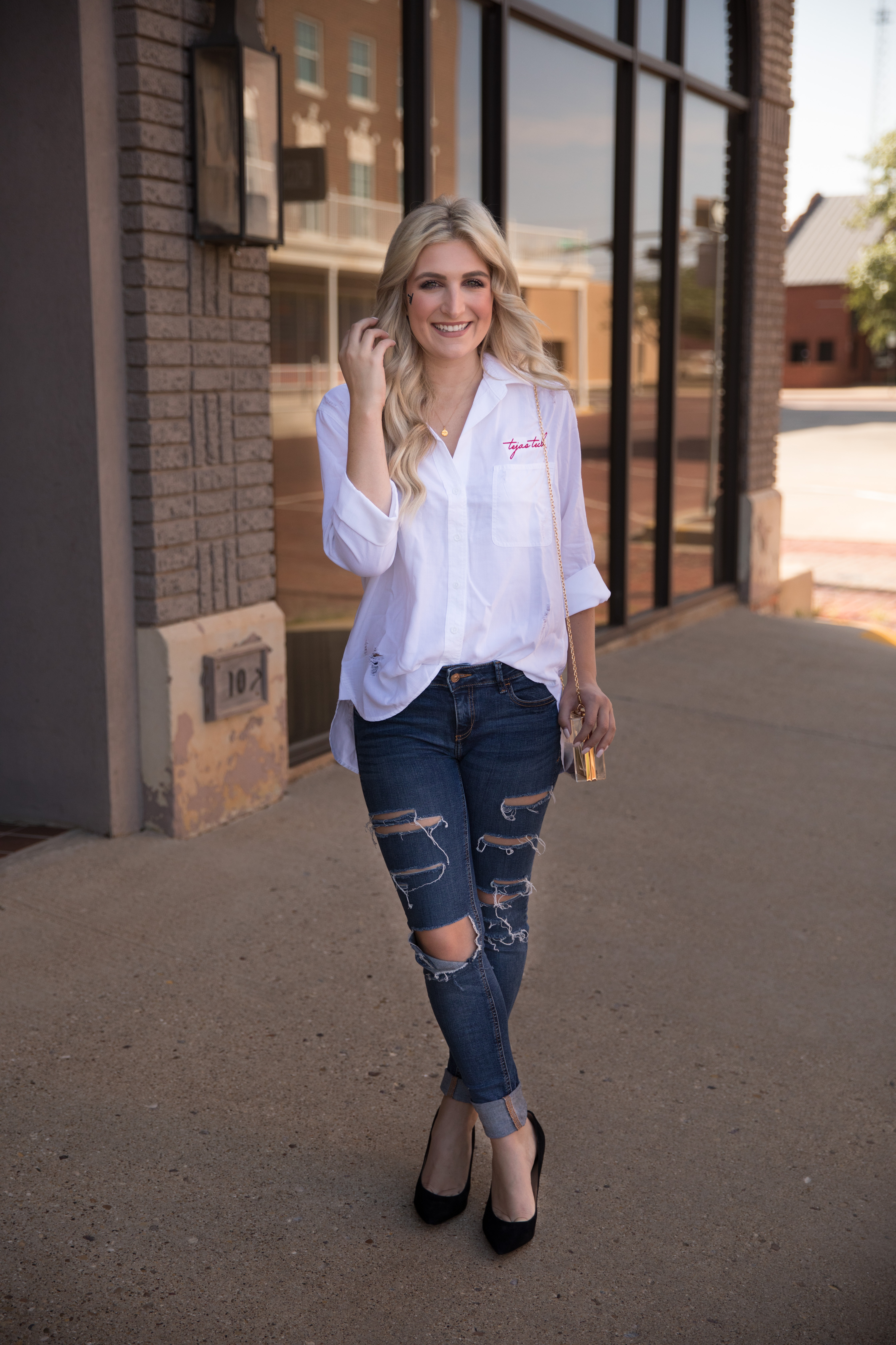 Texas Tech College Game day style | Sideline Swagger | Audrey Madison Stowe a fashion and lifestyle blog