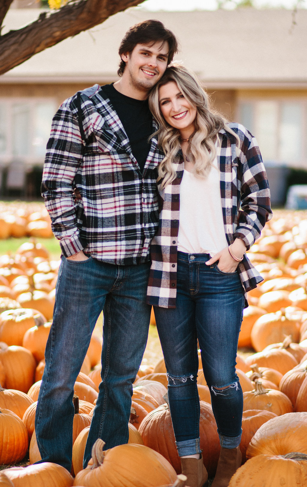 Flannel Season | His & Her | Texas Tech college students | Audrey Madison Stowe a fashion and lifestyle blogger