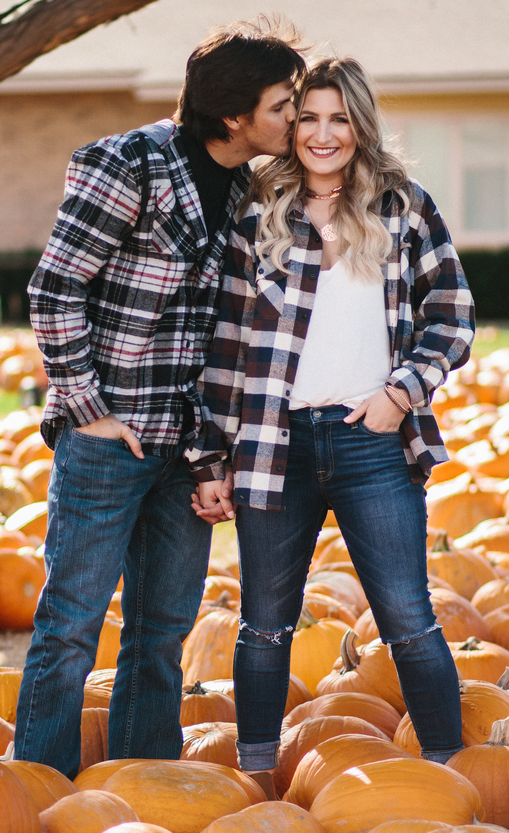 Flannel Season | His & Her | Texas Tech college students | Audrey Madison Stowe a fashion and lifestyle blogger