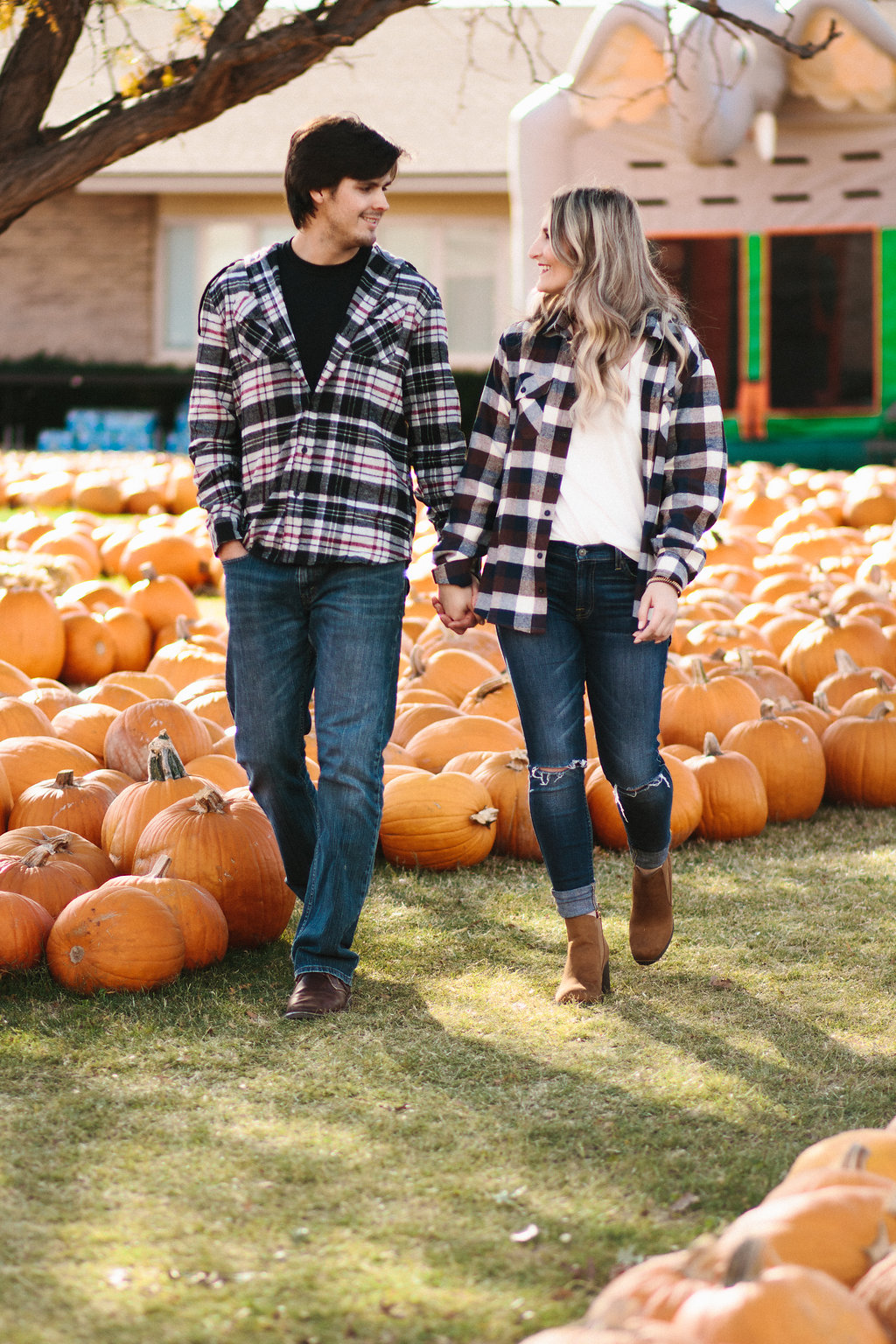 Flannel Season | His & Her | Texas Tech college students | Audrey Madison Stowe a fashion and lifestyle blogger