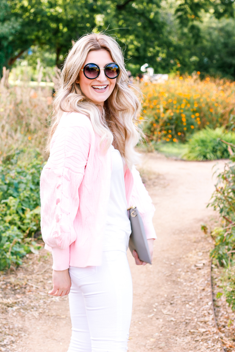 Pink Cardigan with Zaful | Fall Style | Girly things | Audrey Madison Stowe a fashion and lifestyle blogger 