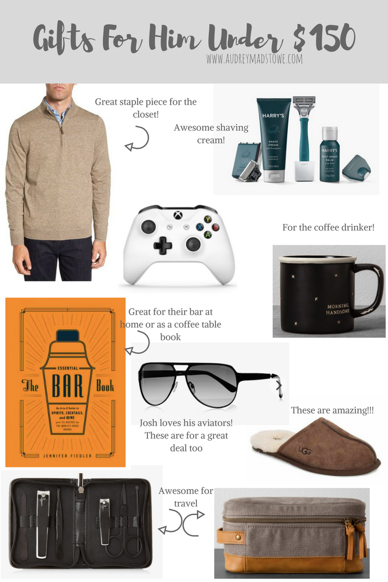 Gifts For Him Under $150 | Audrey Madison Stowe a fashion and lifestyle blogger - Ultimate Gift Guide: Gifts For Everyone by Texas style blogger Audrey Madstowe