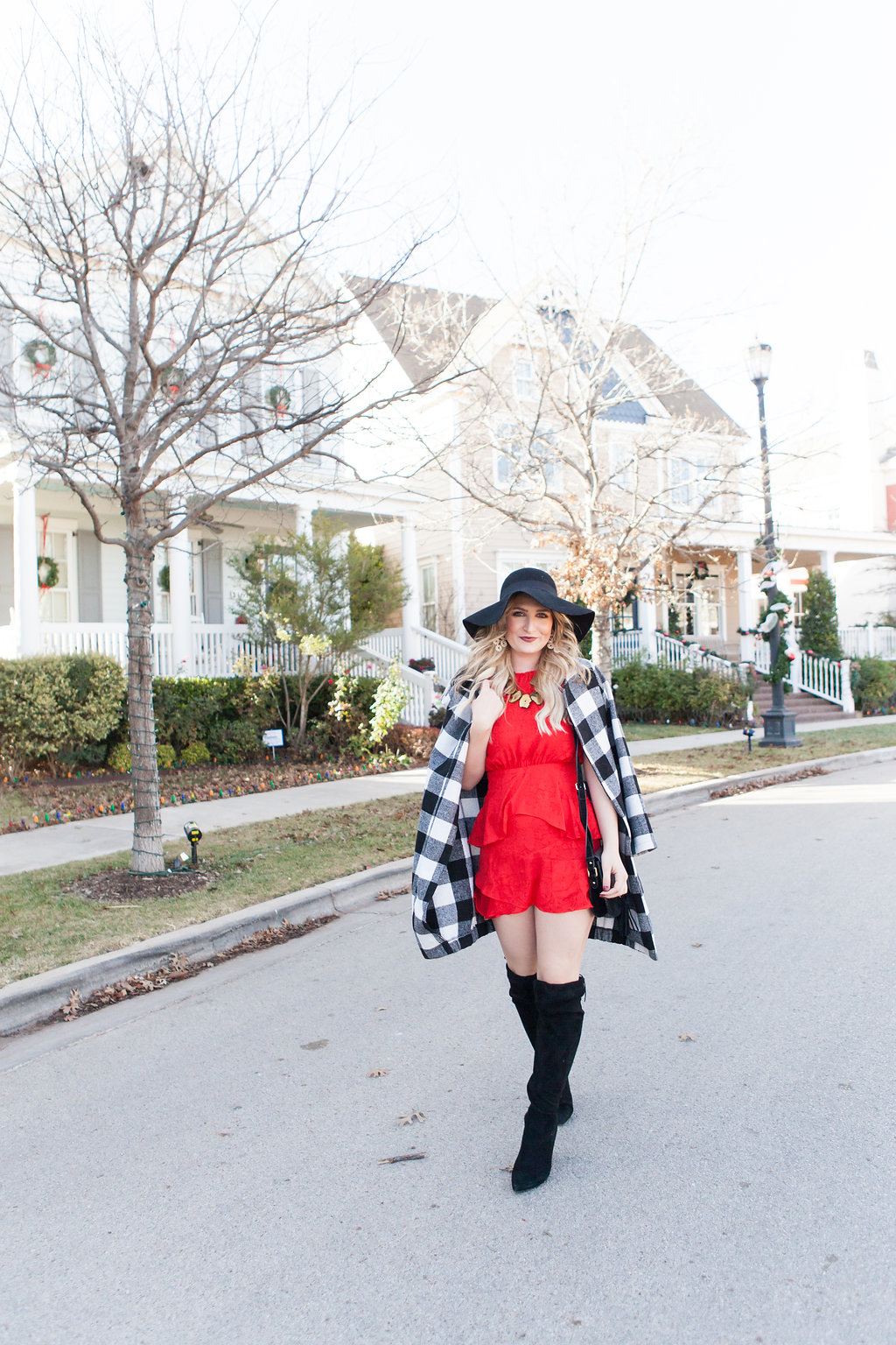 Holiday Inspired Look | Red Dress | Audrey Madison Stowe a fashion and lifestyle blog - 5 Holiday Looks To Get Inspired by Texas fashion blogger Audrey Madison Stowe