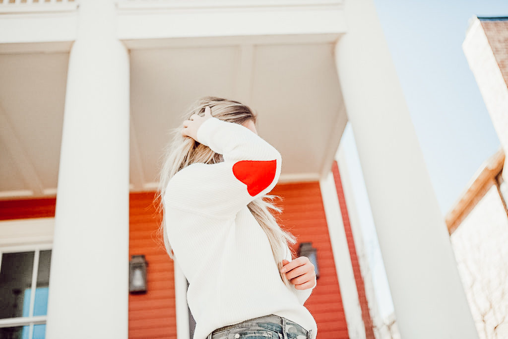 Valentine's Outfit | Chicwish Heart Elbows | Audrey Madison Stowe a fashion and lifestyle blogger