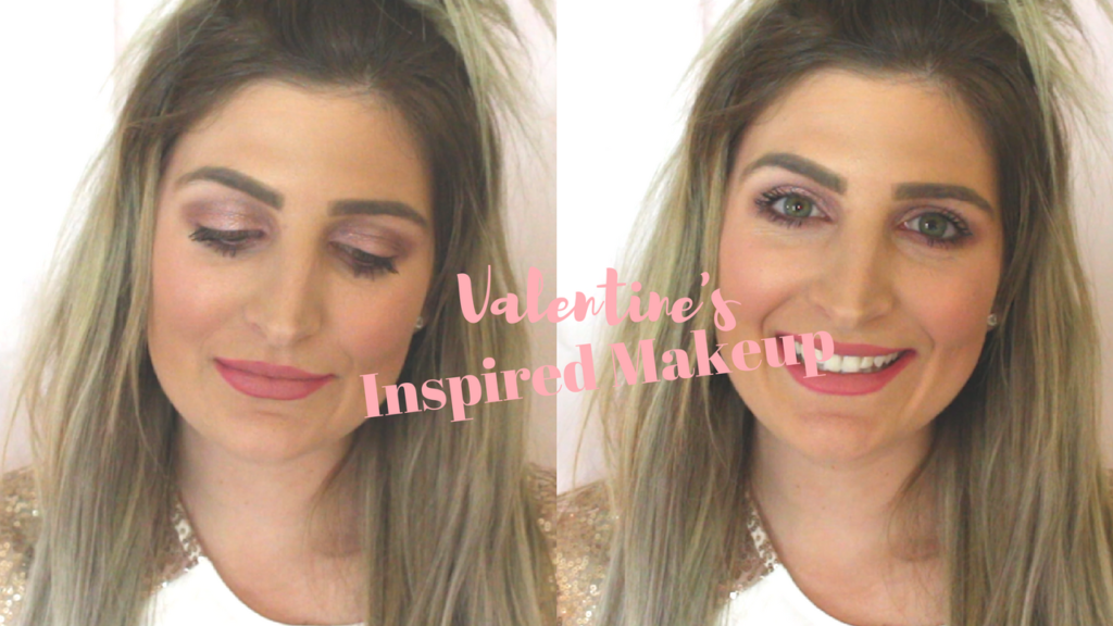 Valentine's Makeup Look | Rose Gold Eyes | 