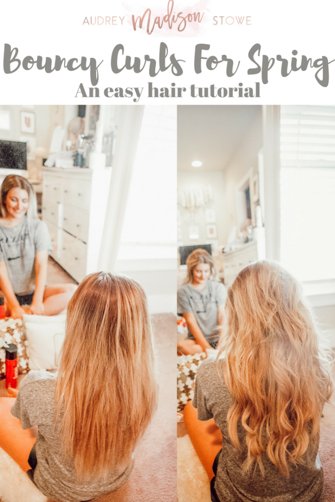 Bouncy Spring Curls For Spring With Bombay Hair | Hair Tutorial Inspo | Audrey Madison Stowe a Fashion and Lifestyle Blogger - Bouncy Curls For Spring With Bombay Hair by popular Texas style blogger Audrey Madison Stowe