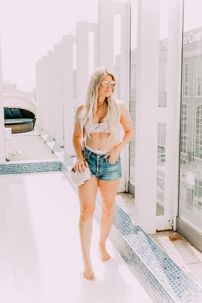 Poolside in ATL | Cute Summer Bikinis featured by popular Texas fashion blogger Audrey Madison Stowe