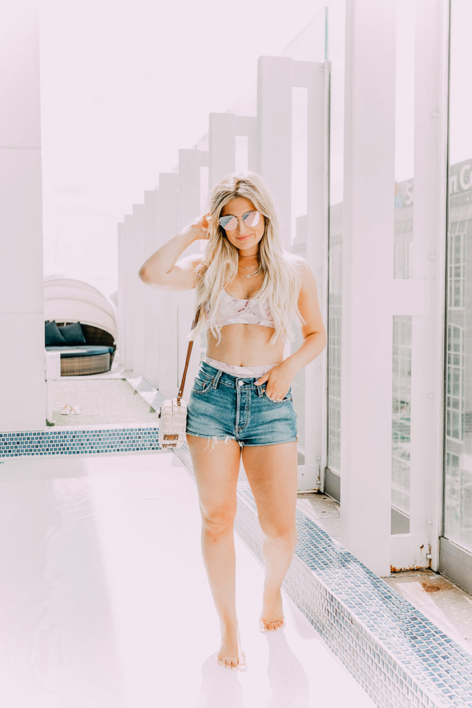 Poolside in ATL | Cute Summer Bikinis featured by popular Texas fashion blogger Audrey Madison Stowe