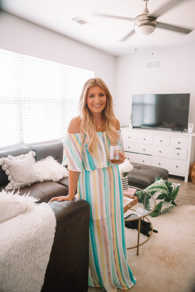 Apartment Living Room Reveal | Welcome To Our Crib | Home Tour featured by popular Texas life and style blogger Audrey Madison Stowe