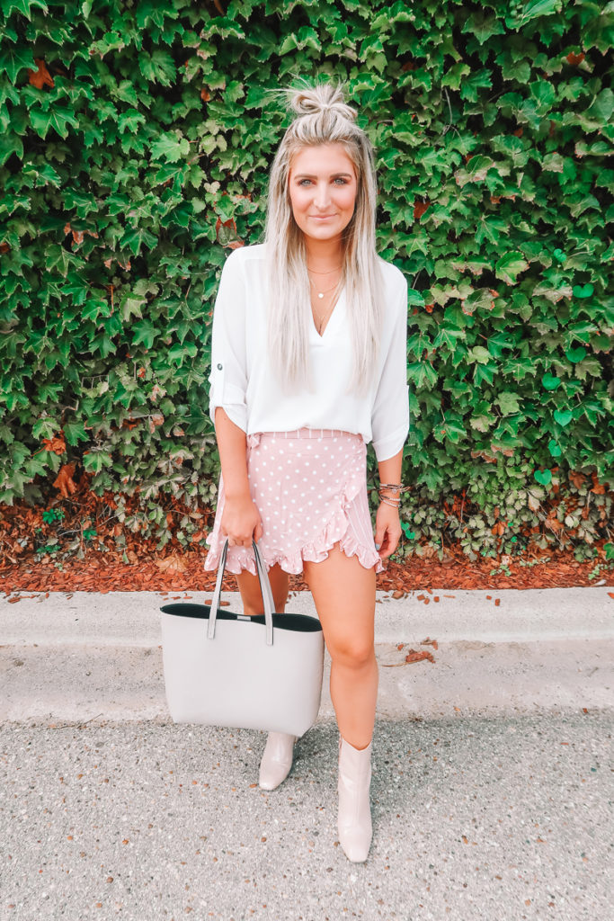 White Tunic Styled 3 Ways | Audrey Madison Stowe a fashion and lifestyle blogger