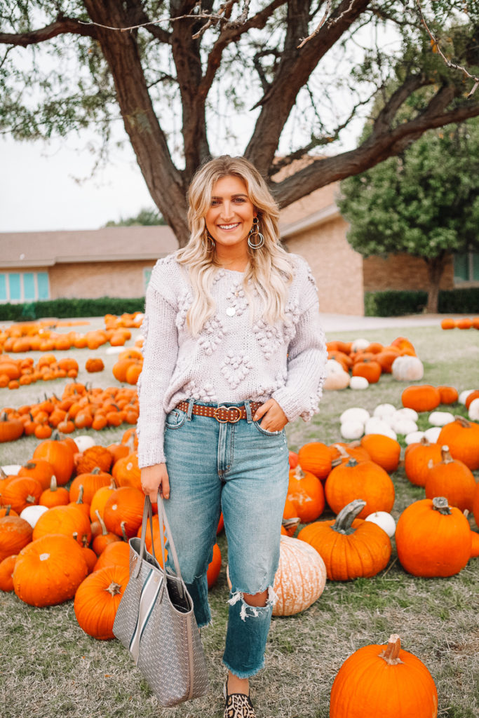 10 Cozy Fall Sweaters To Add To Your Wardrobe | Audrey Madison Stowe a fashion and lifestyle blogger | Pumpkin Patch and cute sweater