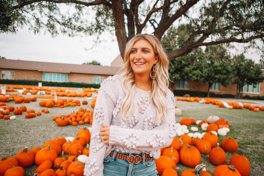 10 Cozy Fall Sweaters To Add To Your Wardrobe | Audrey Madison Stowe a fashion and lifestyle blogger | Pumpkin Patch and cute sweater