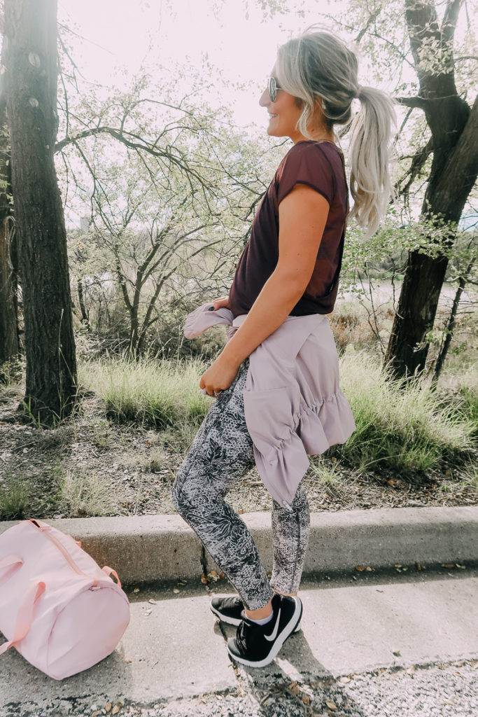 Lululemon | Workout Wear | Winter Workout | Cute Workout Wear For Cool Weather With Lululemon featured by top Texas fashion blog Audrey Madison Stowe