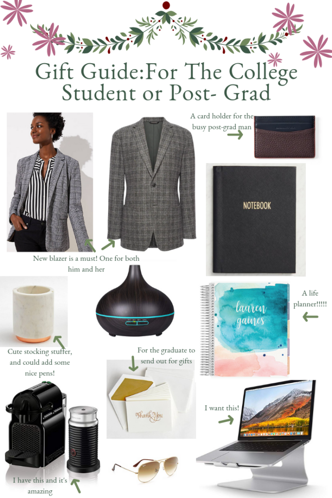 Gift Ideas For College Students or Post- Grads featured by top Texas life and style blogger Audrey Madison Stowe