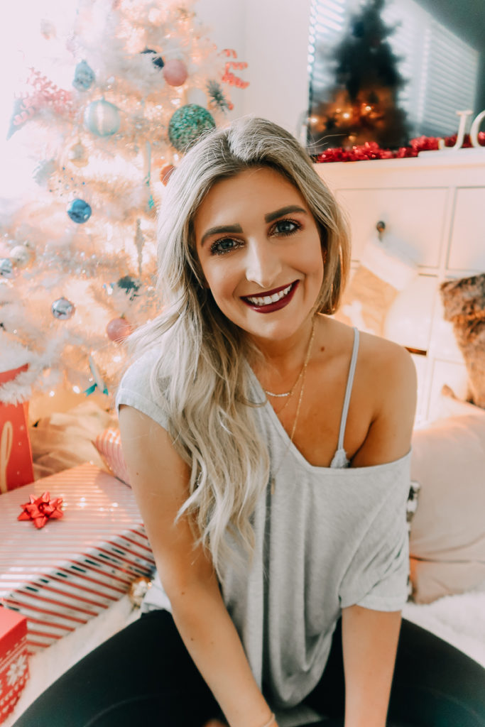 YouTube | Christmas Party Makeup | Holiday Makeup Tutorial featured by top Texas beauty blogger Audrey Madison Stowe