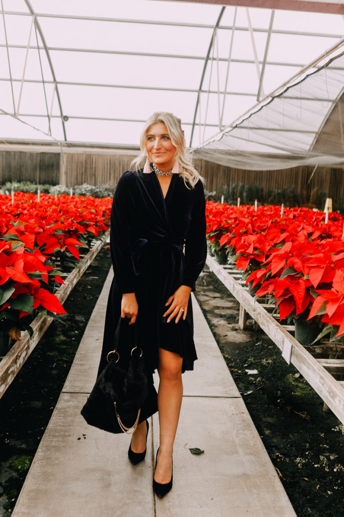 Velvet Blue Dress | Lookbook | The Cutest New Years Eve Looks featured by top Texas fashion blogger Audrey Madison Stowe